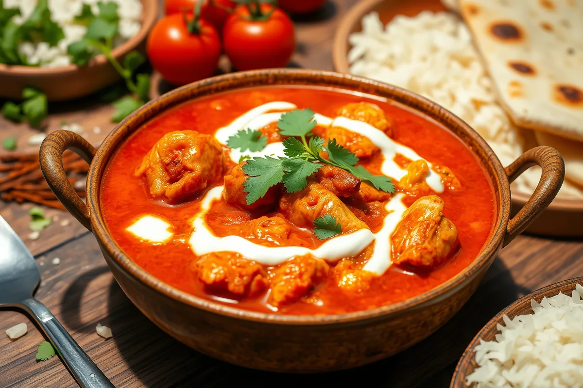 Tomaten-Chicken-Curry mit Joghurt: Gesund, Schnell und Einfach zu Kochen