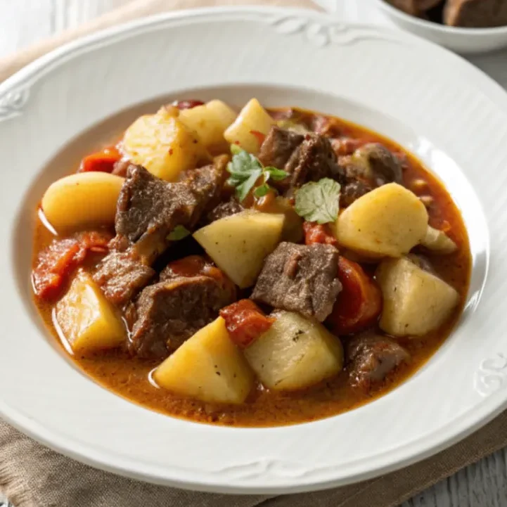 Herzhafter Rindfleisch- und Kartoffel-Eintopf für die ganze Familie ...