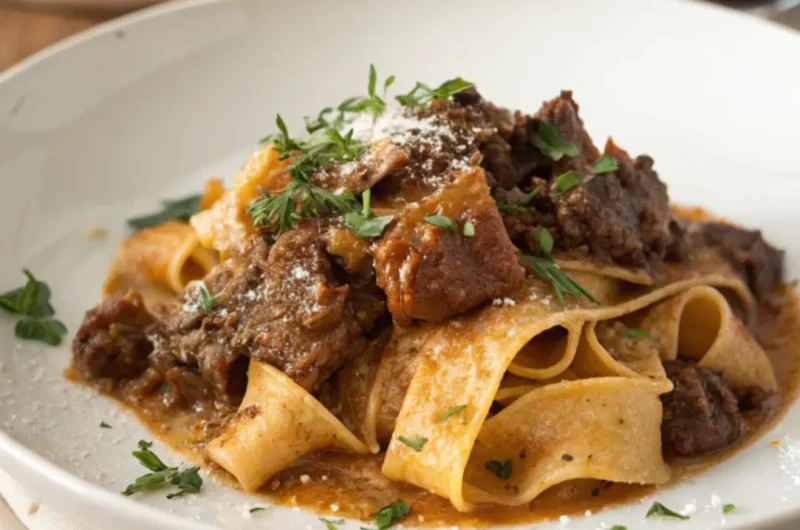 Short Rib Beef Ragu mit Pappardelle Pasta – Ein Klassiker für echte Genießer