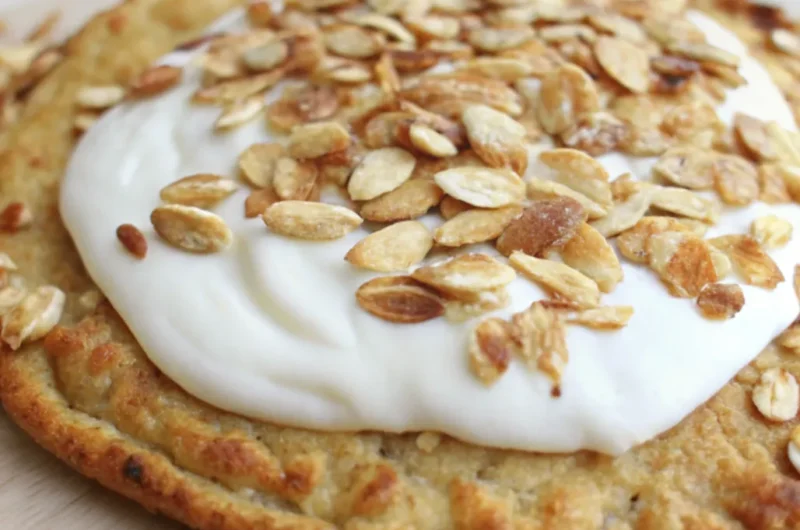 Saftiger Haferflocken-Joghurt-Fladen – Perfekt für Frühstück und Snack