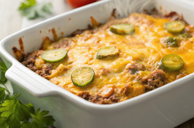 Low Carb Cheeseburger-Auflauf – Herzhaftes Rezept ohne Reue