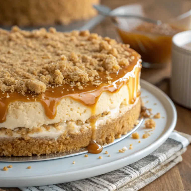 Butterkeks-Kuchen ohne Backen mit Milchmädchen Karamell