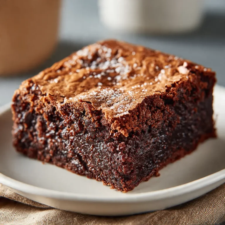 Saftige, frisch gebackene Brownies mit fudgy Kern und leicht knuspriger Oberfläche