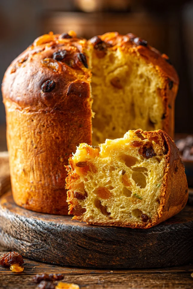 Selbst gebackener Panettone im Mixer Rezept - fluffig und goldbraun